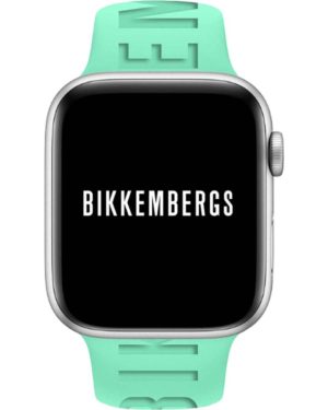 BIKKEMBERGS Small Smartwatch Ανοιχτό Πράσινο Λουράκι Σιλικόνης BK09