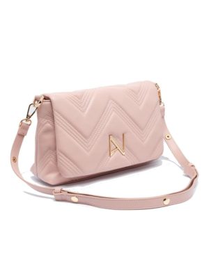 NOLAH Weaver Pastel Pink τσάντα ώμου/χιαστί