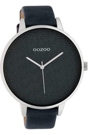 OOZOO Timepieces XL Γυναικείο Ρολόι Γκρι Δερμάτινο Λουρί C10409