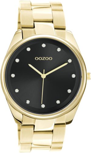 OOZOO Timepieces Ρολόι Γυναικείο Επιχρυσωμένο Μεταλλικό Μπρασελέ C10965
