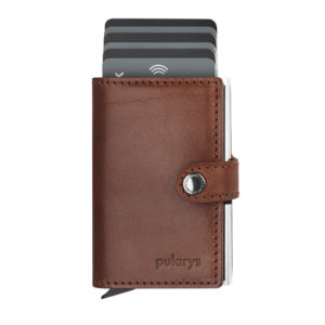 PULARYS RFID NORDIC Card Holder Καφέ δέρμα 172114102