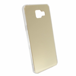 OEM Samsung Galaxy A5 2016 A510 5.2 Mirror Silicone Case Gold