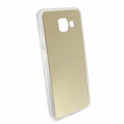 OEM Samsung Galaxy A3 2016 A310F Mirror Silicone Case Gold