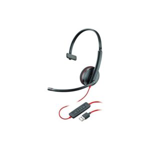 PLANTRONICS Ακουστικά Multimedia με Μικρόφωνο και Σύνδεση USB-A Plantronics Blackwire C3210 209744-201