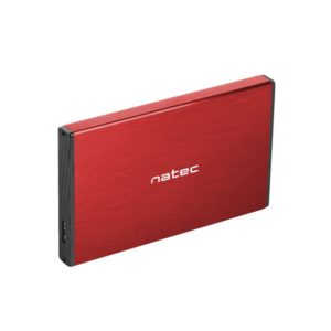 NATEC Εξωτερικό κουτί σκληρού δίσκου Κόκκινο Rhino Go Natec 2.5 HDD/SSD USB 3.0 SATA ΙΙΙ NKZ-1279