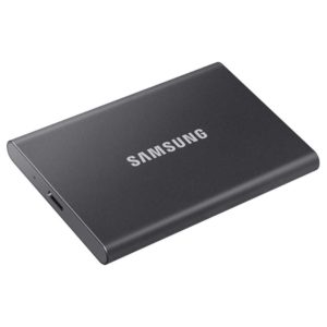 SAMSUNG Εξωτερικός Σκληρός Δίσκος Titan Grey Samsung Portable SSD T7 1TB MU-PC1T0T