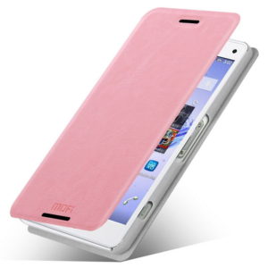 MOFI Sony Xperia Z3 Flip Case Pink