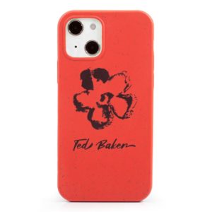TED BAKER iPhone 13 Scckit Biodegradable Back Case Magnolia Red Ted Baker 85001