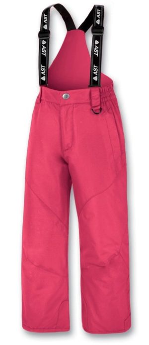 Παντελόνι σκι με τιράντες ροζ YF9G-744