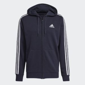 Adidas Essentials French Terry 3-Stripes Navy GK9033