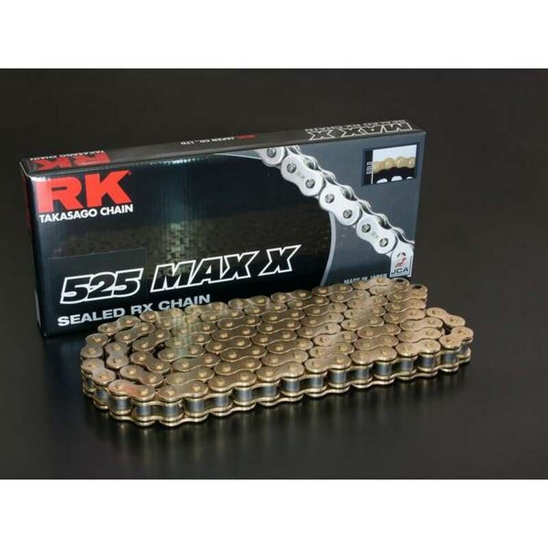RK αλυσίδας κίνησης MAX X 525MAX-X/GG-116-CLF 525 MAX X Chain x 116 μαύρο-χρυσό