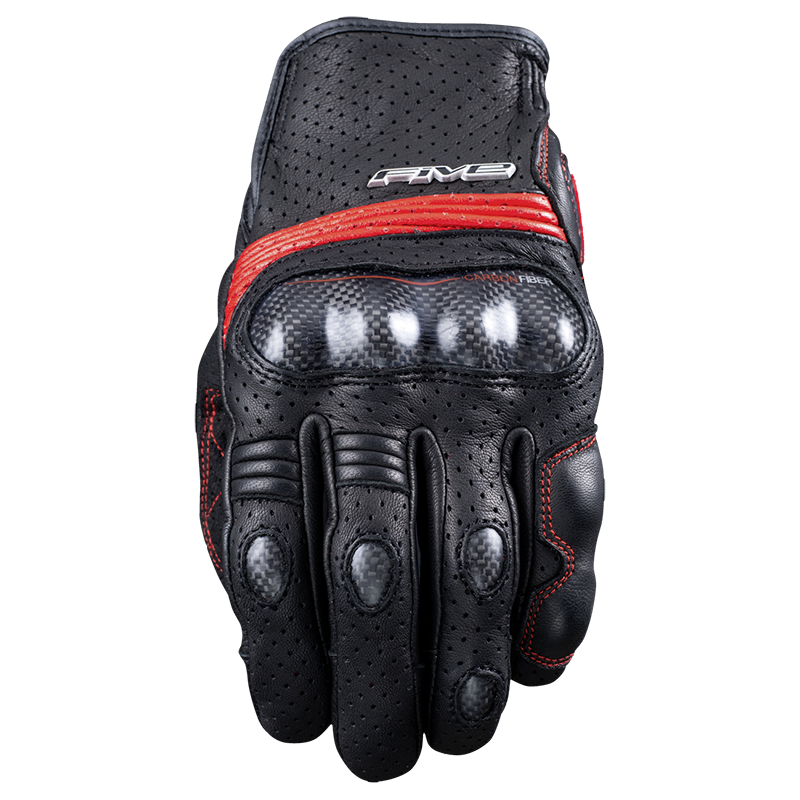 Γάντια Five Sport City s Carbon μαύρo-κόκκινο