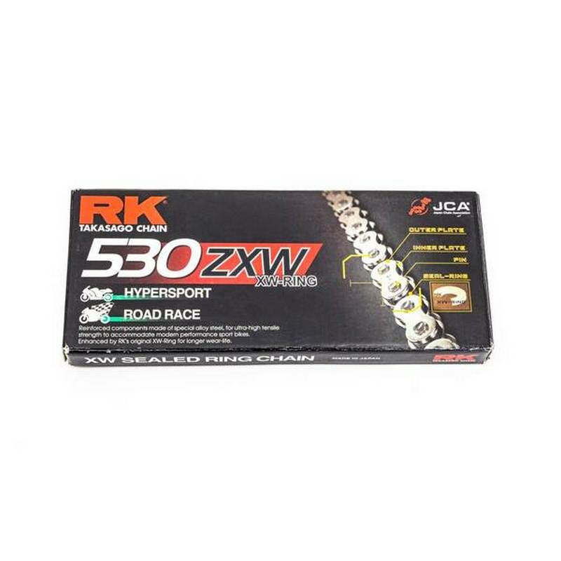RK αλυσίδας κίνησης ZXW 530ZXW-118-CLF 530 ZXW Chain x 120 ασημί