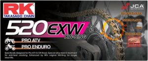 RK αλυσίδας κίνησης EXW 520EXW-100-CL 520 EXW x 100 άβαφο