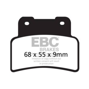 EBC μεταλλικά τακάκια scooter SFA432HH για KYMCO XCITING 400 I ABS 14-20 / KYMCO XCITING 400 I 14-16 1 σετ για 1 δαγκάνα
