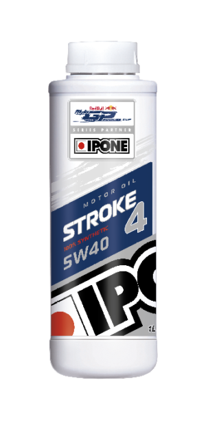 Αγωνιστικό Συνθετικό λάδι κινητήρα Ipone Red Bull Stroke 4 Racing 5W/40, 1 λίτρο