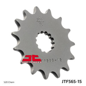 Μπροστινό γρανάζι μηχανής JT 15 δοντιών για Suzuki, Kawasaki και Yamaha για αλυσίδα βήματος 520 - JTF565.15