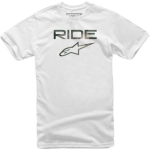T-Shirt Alpinestars Ride 2.0 Crewneck Short-Sleeve λευκό