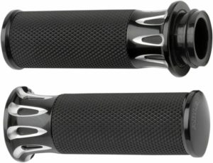 Arlen Ness γκριπ για τιμόνι 25,4mm Deep cut fusion Throttle-By-Wire 07-319 μαύρο