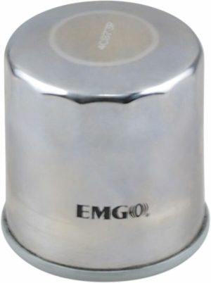 EMGO φίλτρο λαδιού 10-82222 χρώμιο για KAWASAKI KLE 650 ABS 07-20 / KAWASAKI VN 900 06-16