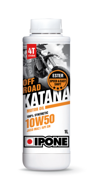 Συνθετικό λάδι κινητήρα Ipone 10W/50 Off Road Katana, 1 λίτρο