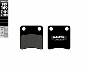 GALFER οργανικά τακάκια FD149G1050 για DAELIM S-FIVE 50 01-14 / DAELIM CORDI 50 04-10 1 σετ για 1 δαγκάνα
