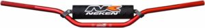 NEKEN τιμόνι αλουμινένιο 22mm CRF KXF MX E00053-RD για HONDA CR 250 R 87-07 πλάτος:81cm ύψος:122mm pullback:72mm κόκκινο