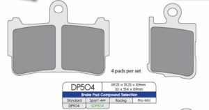 DP-Dunlopad μεταλλικά τακάκια SDP504HH για HONDA VFR 1200 F 10-16 / HONDA VFR 1200 FD 11-16 1 σετ για 1 δαγκάνα