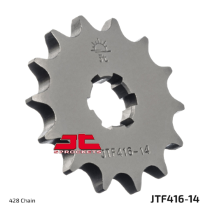 Μπροστινό γρανάζι μηχανής JT 14 δοντιών για Yamaha και Suzuki για αλυσίδα βήματος 428 - JTF416.14