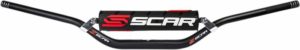 SCAR τιμόνι αλουμινένιο S9032BK πλάτος:805mm ύψος:115mm pullback:50mm