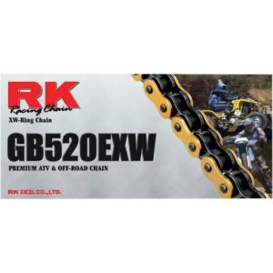 RK αλυσίδας κίνησης EXW GB520EXW-116-CL 520 EXW Chain x 116 μαύρο-χρυσό