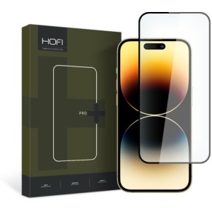 Screen Protector - Hofi Premium Pro+ Full Coverage Full Glue Tempered Glass For Apple iPhone 15 Plus / 14 Plus Black