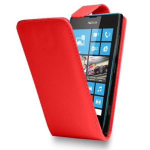 Θήκη Βιβλίο Flip Case Magnet Leather Lumia 520/525 Red