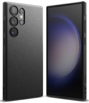 Θήκη Σιλικόνης Ringke Onyx Durable TPU Case Cover for Samsung Galaxy Galaxy S23 Ultra Black (N695E55)