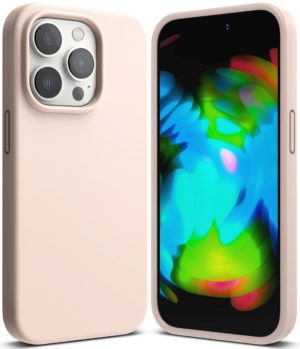 Θήκη Σιλικόνης Ringke Silicone For iPhone 14 Pro Max (Pink Sand) (SI004E67)