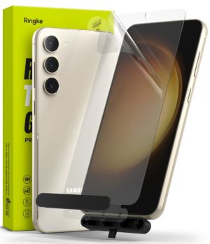 Γυαλί Προστασίας Ringke Invisible Defender ID Full Cover Tempered Glass Tough Screen Protector for Samsung Galaxy S23 Plus jig Package 2 τεμάχια (G4as098)