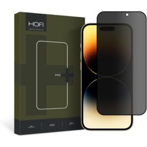 Screen Protector - Hofi Premium Pro+ Full Coverage Anti Spy Full Glue Tempered Glass For Apple iPhone 15 Pro Privacy