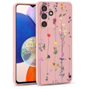 Θήκη Σιλικόνης Tech-Protect Mood Samsung Galaxy A14 4G / 5G Garden Pink