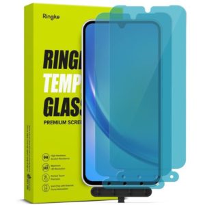 Γυαλί Προστασίας Ringke Invisible Defender ID Full Cover Tempered Glass Tough Screen Protector for Samsung Galaxy A34 5G jig Package 2 τεμάχια (G4as103)