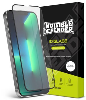 Γυαλί Προστασίας Ringke Invisible Defender ID Full Glass Tempered Glass Tough Screen Protector Full Coveraged with Frame for iPhone 14 (6.7) / 13 Pro Max / (G4as059) (case friendly)