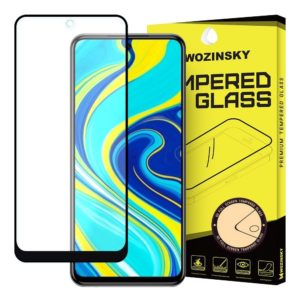OEM Screen Protector - Wozinsky Tempered Glass Full Glue Case Friendly Xiaomi Redmi Note 9 Pro / Redmi Note 9S black