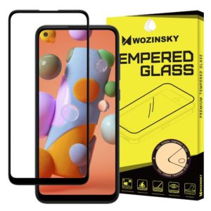 Screen Protector - Wozinsky Tempered Glass Full Coverage Full Glue Case Friendly For Samsung Galaxy A11 / M11 black