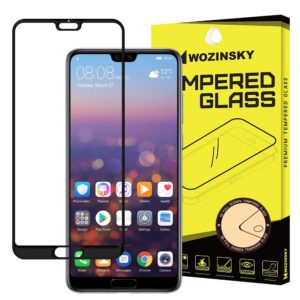 OEM Screen Protector - Wozinsky Tempered Glass Full Coverage Full Glue Case Friendly for Huawei P20 Pro black