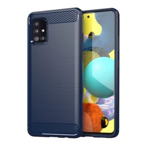 Θήκη Σιλικόνης Carbon Case Flexible Cover TPU Case For Samsung Galaxy A31 blue