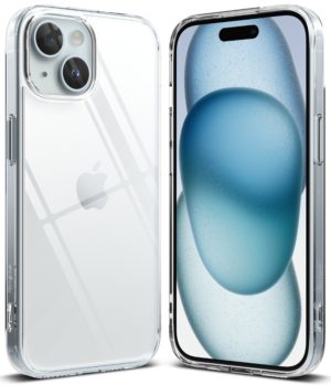 Θήκη Σιλικόνης Ringke Fusion TPU case with frame for iPhone 15 Clear (F727E52)