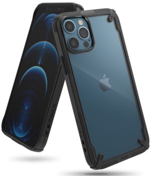 Θήκη Σιλικόνης Ringke Fusion X durable PC Case with TPU Bumper for iPhone 12 Pro Max black (FUAP0025)