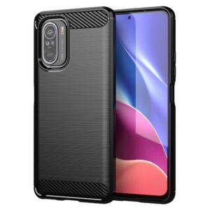 Θήκη Σιλικόνης Carbon Case Flexible Cover TPU Case for Xiaomi Poco F3 black