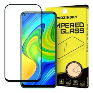 Screen Protector - Wozinsky Tempered Glass Full Glue Case Friendly For Xiaomi Redmi 10X 4G / Xiaomi Redmi Note 9 black