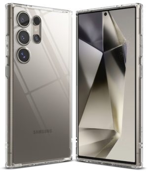 Θήκη Σιλικόνης Ringke Fusion TPU case with frame for Samsung Galaxy S24 Ultra Clear (F795E52)