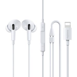 Ακουστικά Earphones Remax RM-533i, Lightning, 1.2m (white)